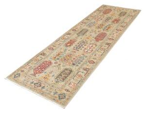 Tappeto Floralia Stilizzato Beige Blu Corsia 80x248 Cm