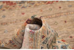 Tappeto Istintia Geometrico Beige Rosso Corsia 85x237 Cm
