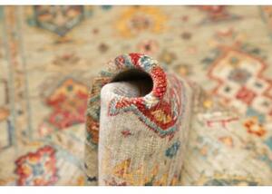 Tappeto Floralia Stilizzato Beige Blu Corsia 80x248 Cm