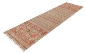Tappeto Istintia Geometrico Beige Rosso Corsia 83x289 Cm