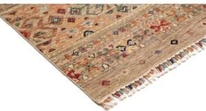 Tappeto Istintia Geometrico Beige Rosso Corsia 85x237 Cm