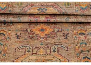 Tappeto Floralia Geometrico Beige Blu Corsia 78x198 Cm