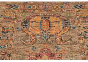 Tappeto Floralia Geometrico Beige Blu Corsia 78x198 Cm