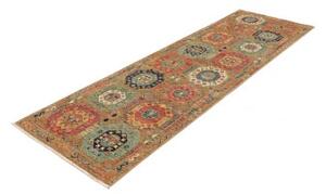 Tappeto Floralia Stilizzato Ocra Ruggine Corsia 79x251 Cm