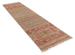 Tappeto Istintia Geometrico Beige Rosso Corsia 83x289 Cm