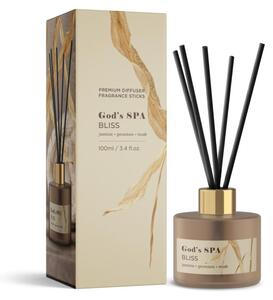 Diffusore di aromi con bastoncini God's Spa Bliss & Harmony, 100 ml – confezione da 6 pezzi