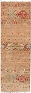 Tappeto Istintia Geometrico Beige Rosso Mattone Corsia 81x247 Cm