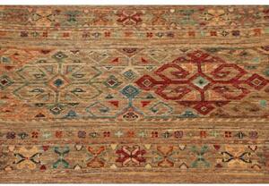 Tappeto Istintia Geometrico Beige Rosso Mattone Corsia 81x247 Cm