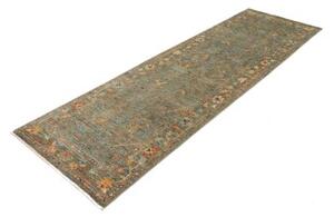 Tappeto Zigler Fine Floreale Verde Petrolio Blu Corsia 80x249 Cm