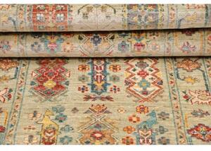 Tappeto Floralia Stilizzato Beige Blu Corsia 80x248 Cm