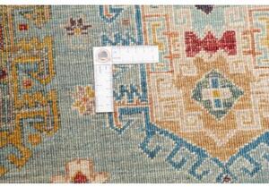 Tappeto Floralia Stilizzato Azzurro Giallo Ocra 123x177 Cm