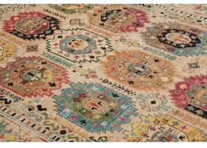 Tappeto Floralia Geometrico Beige Multicolore 146x213 Cm
