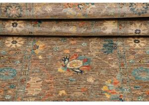 Tappeto Zigler Fine Floreale Marrone Beige Corsia 78x250 Cm