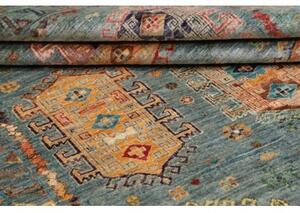 Tappeto Floralia Geometrico Blu Multicolore 150x208 Cm