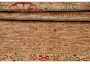 Tappeto Istintia Geometrico Marrone Sabbia Rosso Mattone Corsia 79x246 Cm