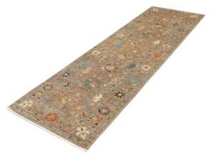 Tappeto Zigler Fine Floreale Marrone Beige Corsia 78x250 Cm