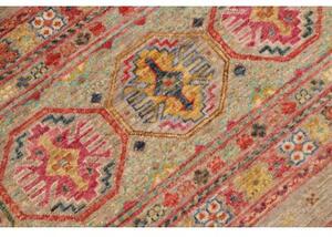 Tappeto Istintia Geometrico Beige Rosso Corsia 83x289 Cm
