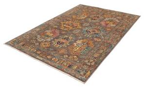 Tappeto Floralia Geometrico Marrone Multicolore 147x202 Cm