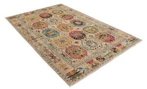 Tappeto Floralia Geometrico Beige Multicolore 146x213 Cm