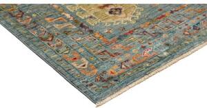 Tappeto Floralia Geometrico Blu Multicolore 150x208 Cm