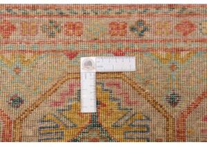 Tappeto Istintia Geometrico Beige Rosso Corsia 83x289 Cm