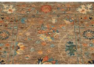 Tappeto Zigler Fine Floreale Marrone Beige Corsia 78x250 Cm