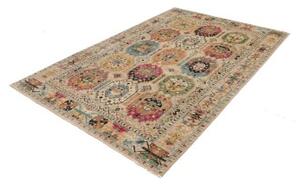 Tappeto Floralia Geometrico Beige Multicolore 146x213 Cm
