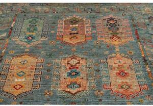 Tappeto Floralia Geometrico Blu Multicolore 150x208 Cm