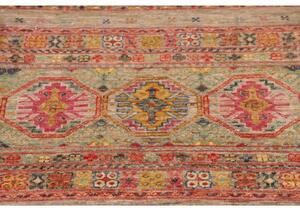 Tappeto Istintia Geometrico Beige Rosso Corsia 83x289 Cm