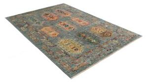 Tappeto Floralia Geometrico Blu Multicolore 150x208 Cm