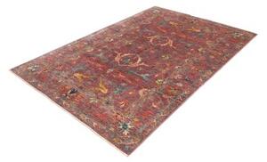 Tappeto Zigler Fine Stilizzato Bordeaux Azzurro 148x215 Cm