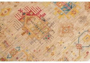 Tappeto Floralia Geometrico Beige Blu 150x194 Cm