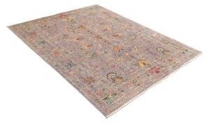 Tappeto Zigler Fine Floreale Grigio Tortora Blu 152x196 Cm