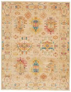 Tappeto Floralia Geometrico Beige Blu 150x194 Cm