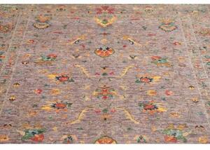 Tappeto Zigler Fine Floreale Grigio Tortora Blu 152x196 Cm