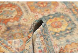 Tappeto Floralia Geometrico Beige Blu 147x198 Cm