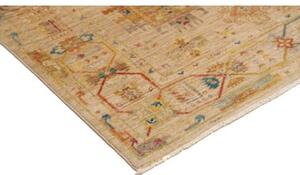 Tappeto Floralia Geometrico Beige Blu 150x194 Cm