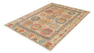 Tappeto Floralia Geometrico Beige Blu 147x198 Cm