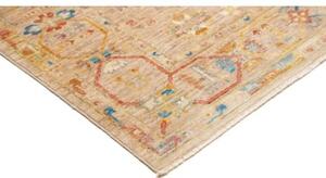 Tappeto Floralia Stilizzato Beige Blu 150x197 Cm
