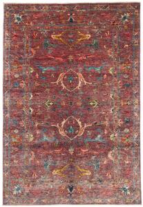 Tappeto Zigler Fine Stilizzato Bordeaux Azzurro 148x215 Cm
