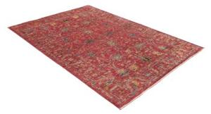 Tappeto Zigler Fine Floreale Rosso Beige 148x208 Cm