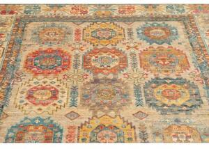 Tappeto Floralia Geometrico Beige Blu 147x198 Cm