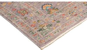 Tappeto Zigler Fine Floreale Grigio Tortora Blu 152x196 Cm