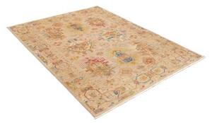 Tappeto Floralia Geometrico Beige Blu 150x194 Cm