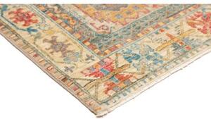 Tappeto Floralia Geometrico Beige Blu 147x198 Cm