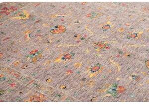 Tappeto Zigler Fine Floreale Grigio Tortora Blu 152x196 Cm