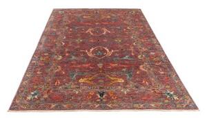 Tappeto Zigler Fine Stilizzato Bordeaux Azzurro 148x215 Cm