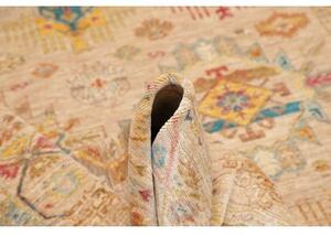 Tappeto Floralia Geometrico Beige Blu 150x194 Cm