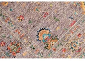 Tappeto Zigler Fine Floreale Grigio Tortora Blu 152x196 Cm