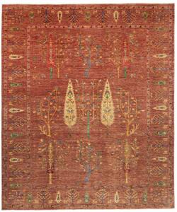 Tappeto Floralia Stilizzato Ruggine Multicolore 247x295 Cm